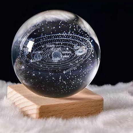 3D Crystal Ball Night Lamp